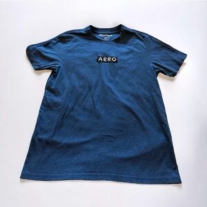 Aeropostale Mens Crew Neck T Shirt L Blue